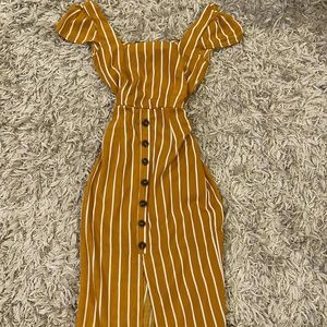 Mustard Yellow Dress